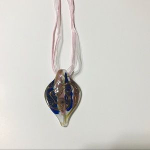 Beautiful Murano glass pendant necklace